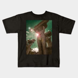 Hiding From the Hostile Suns Kids T-Shirt